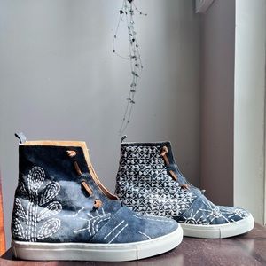 Freepeople Embroidered High Tops